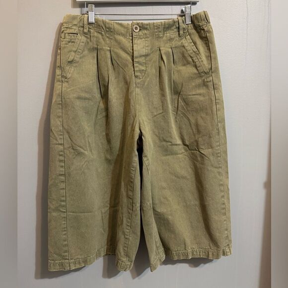 NWT Free People Hard Rain Gaucho Pants - Picture 2 of 10